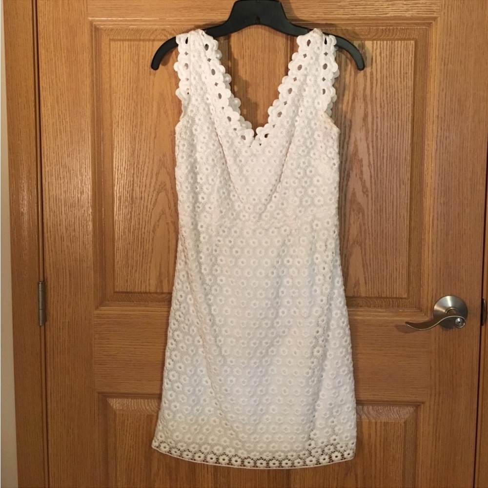 White Eyelet Lilly Pulitzer Dress